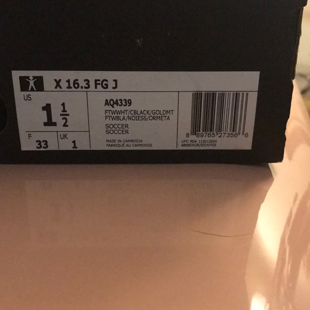 Adidas soccer cleats! Brand new!